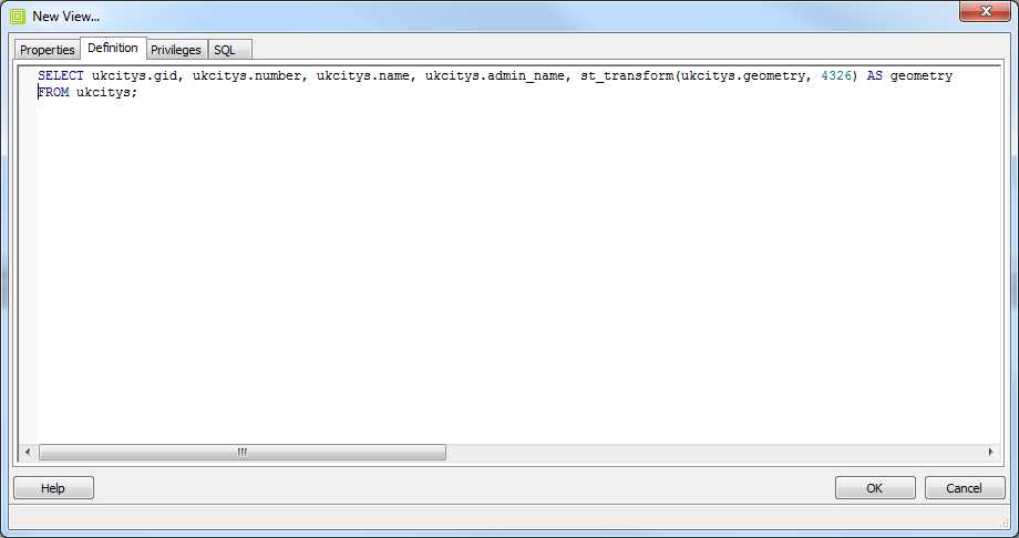 Setting the Database Login
